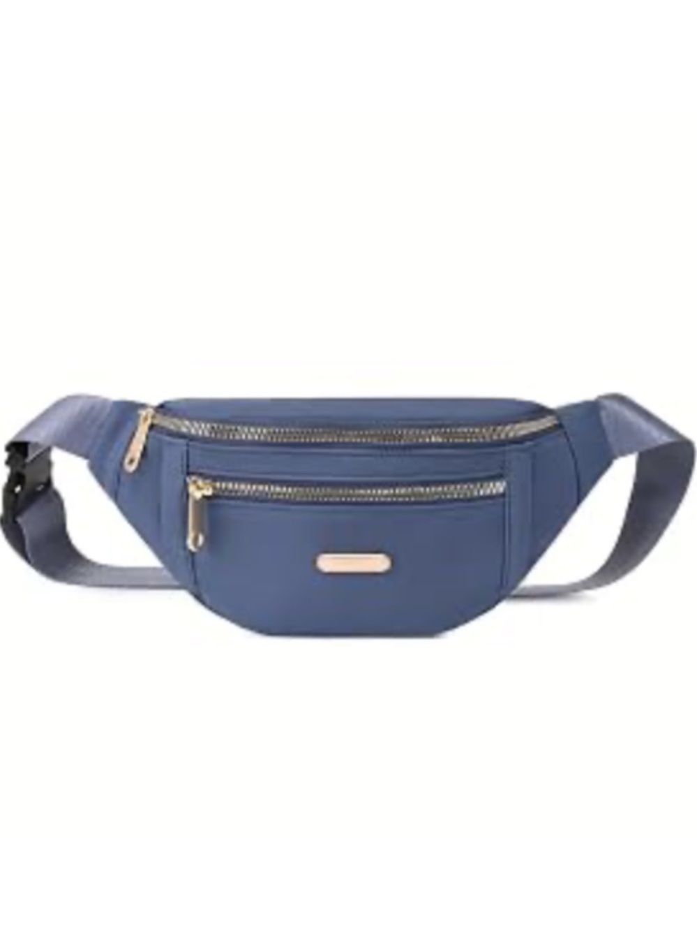 NWT No Label Blue Fanny Pack